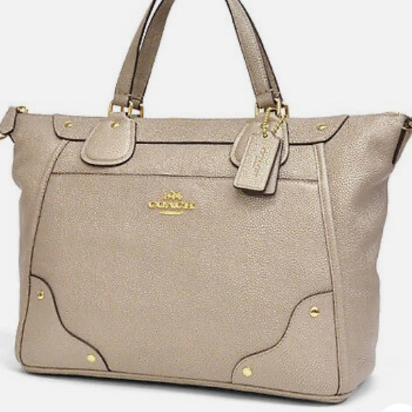 Coach ✨ Mickie Caviar Grain Leather Satchel - Picture 5 of 16